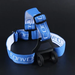 Flashlight Head Strap Convoy Head Belt 18650 Headband Mount Holder for H1 H2 H3 Torch Headlamp for Headlight Diameter 22-35mm