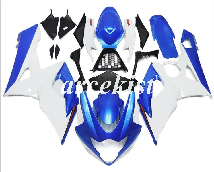 Литьевая форма ABS Полный мотоцикл обтекатели комплект для Suzuki GSXR1000 GSXR-1000 K5 05 06 2005 2006 набор кузова синий черный