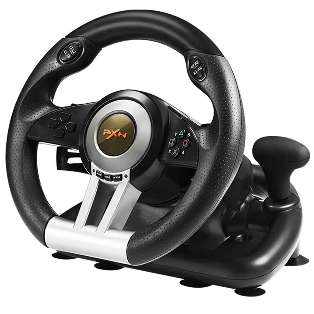 

GloryStar Computer RAC Game Car Steering Wheel Racing Simulation Driving School Car