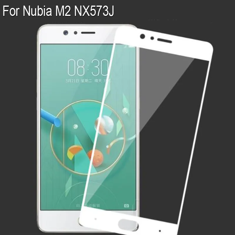 2 шт. полная изогнутая Защитная пленка для экрана nubia M2 NX573J полное покрытие из