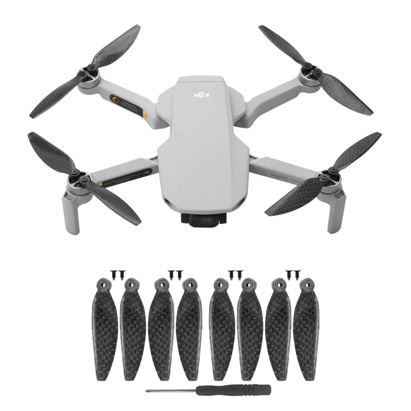 Flash Sale BUZ Carbon Fiber Propeller for DJI Mavic Mini CW CCW 4726F Blades Props Lightweight for mavic mini accessories RC Drone Quadcopter 