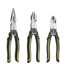 Pince à sertir diagonale d'électricien, dénudeur de fil, coupe câble, pince à sertir, outil de sertissage, multi outils