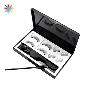 

Magnetic False Eyelashes 3D Mink Hair Extension Eyelashes Fake Eye Lashes Tweezers Set Eye Makeup Tool Set