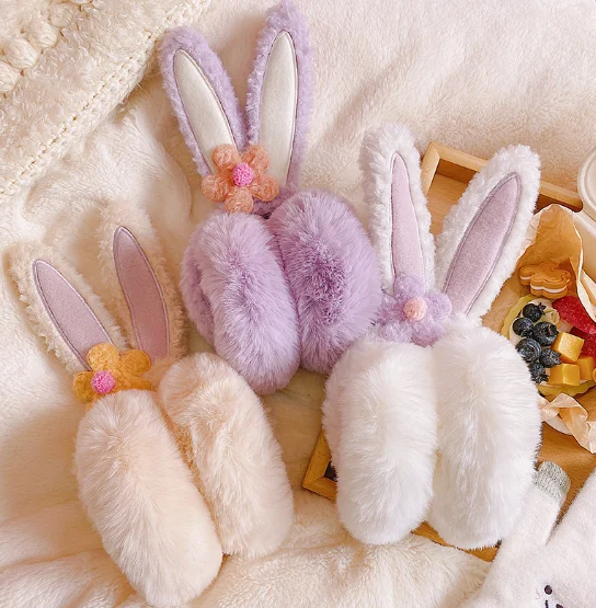 Winter plush warm lovely cold wind earmuffs J03