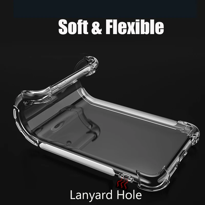 Shockproof Transparent Back Cover - Soft TPU Full Protection Phone Case