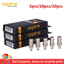 5-30 шт. Aspire Nautilus 2 BVC катушка Vape электронная сигарета испаритель 1,8/1,6 Ом для Nautilus mini/Nautilus AIO/K3