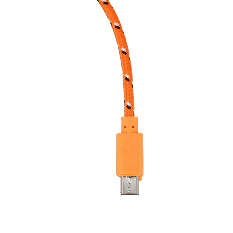 Универсальный 3M/10FT мини USB нейлоновый сетчатый кабель для передачи данных для samsung Galaxy S6