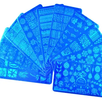 

2020 New Arrivals Nail Art Stamp Nail Stamping Template Flower Geometry Animals DIY Nail Designs Manicure Image Plate Stencil