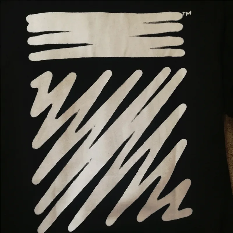 OFF-WHITE OW FWRD ECG пара с капюшоном простой модный мужской свитер