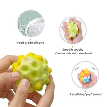 

Bubble Sensory Fidget Antistress Ball Toys Antistress Relief Anti Relief Sensory Toy Training Toys for Adults Children Gifts