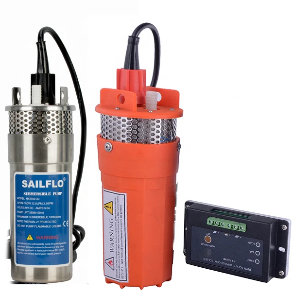 SAILFLO 24 volt 0.72 Cube 100M deep well diaphragm solar submersible water pumpTool Parts