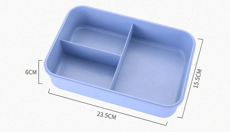 Японский стиль Пшеничная солома прочный Bento Box портативная Герметичная крышка посуда контейнер для еды многофункциональная походная посуда