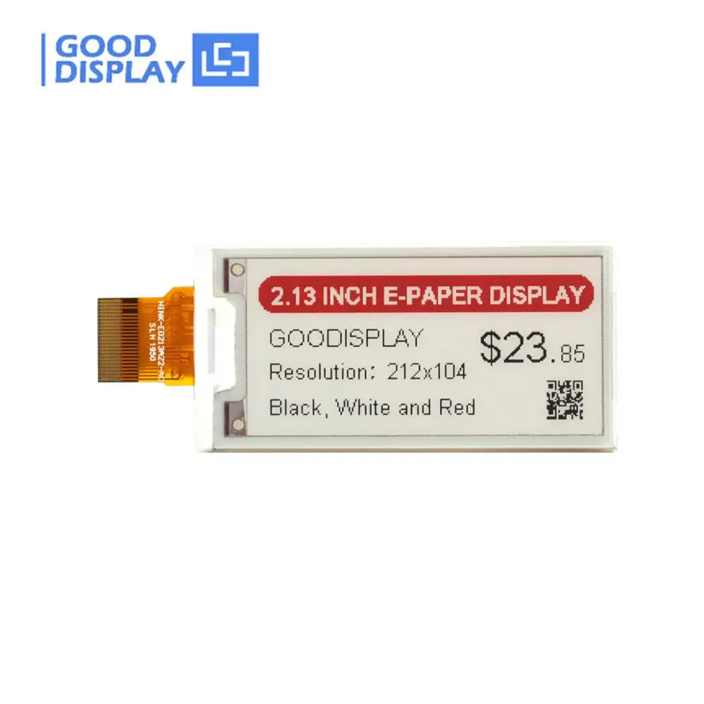 

2.13 inch e-ink screen Tri-color EPD display
