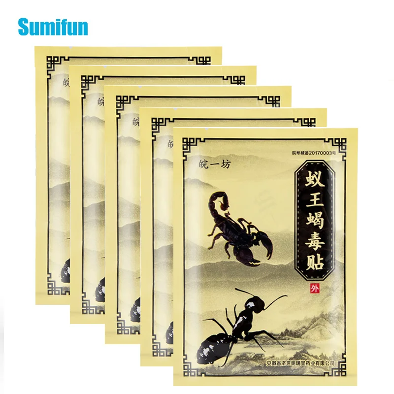 40Pcs Scorpion Venom Arthritis Pain Relief Plaster Rheumatism Joint Shoulder Herb Patch Knee Neck Back Orthopedic Stickers | Красота и