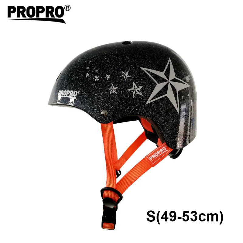 Adjustable Professional Outdoor Sport Skateboard Skating Helmet Bike Bicycle Cycling Helmet Protection For Adult Kid S-L - Цвет: BLACK S