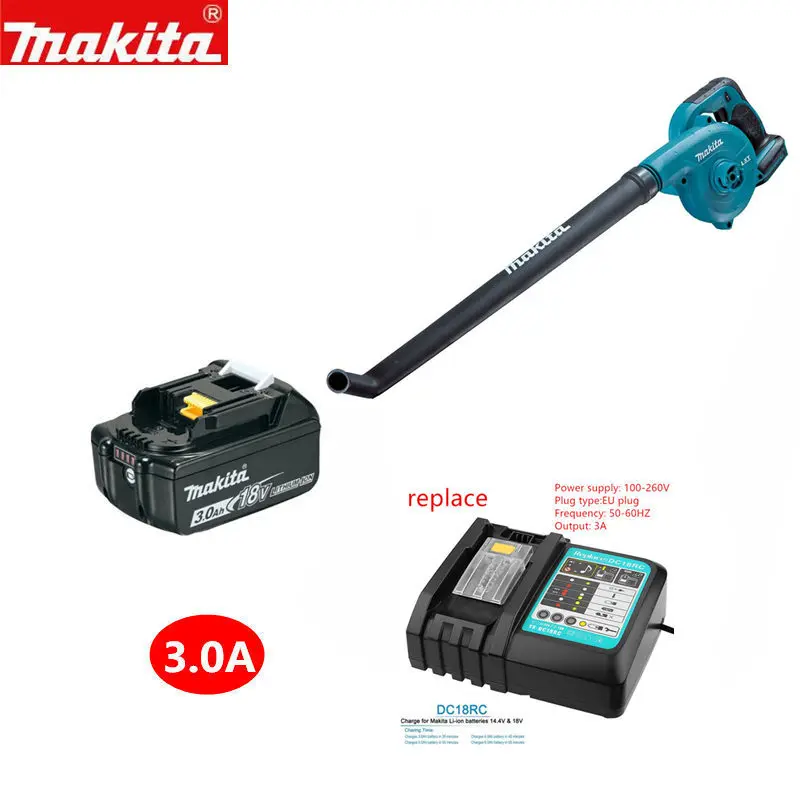 DUB183 A Makita DUB183 DUB183Z 18V ионно-литиевая аккумуляторная сад сдуватель листьев - Цвет: DUB183 A
