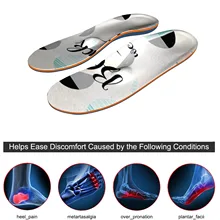 

White high arch support, orthopedic insoles, foot sports, plantar fasciitis, running insoles