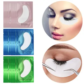 

100/50Pcs Eyelash Pad Gel Patch Lint Free Lashes Extension Eyepads Mask Hydrogel Eyepads Eye Patch for Eyelash Extension