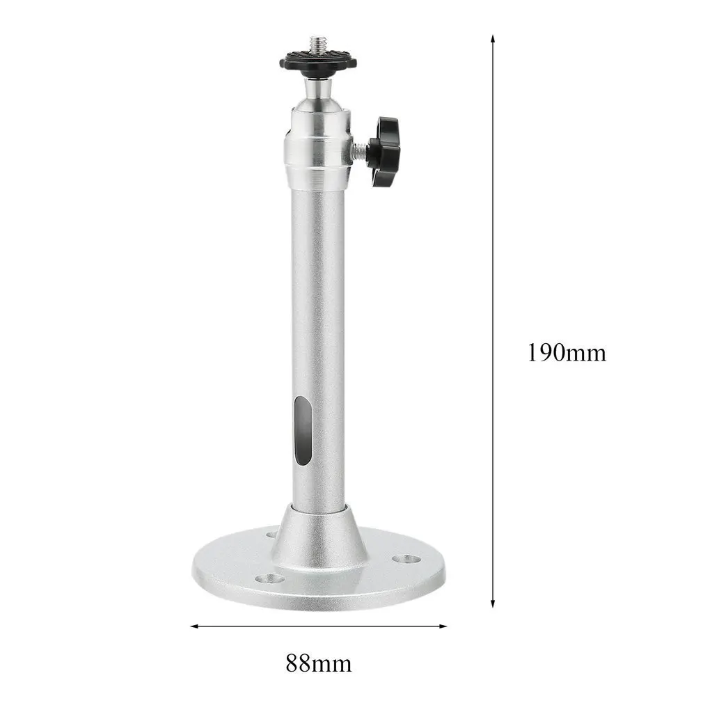 PortableCompact Exquisite Solid Exterior Aluminium Alloy 360 Degree Swivel Mount Holder Wall Ceiling Mini Projector Bracket