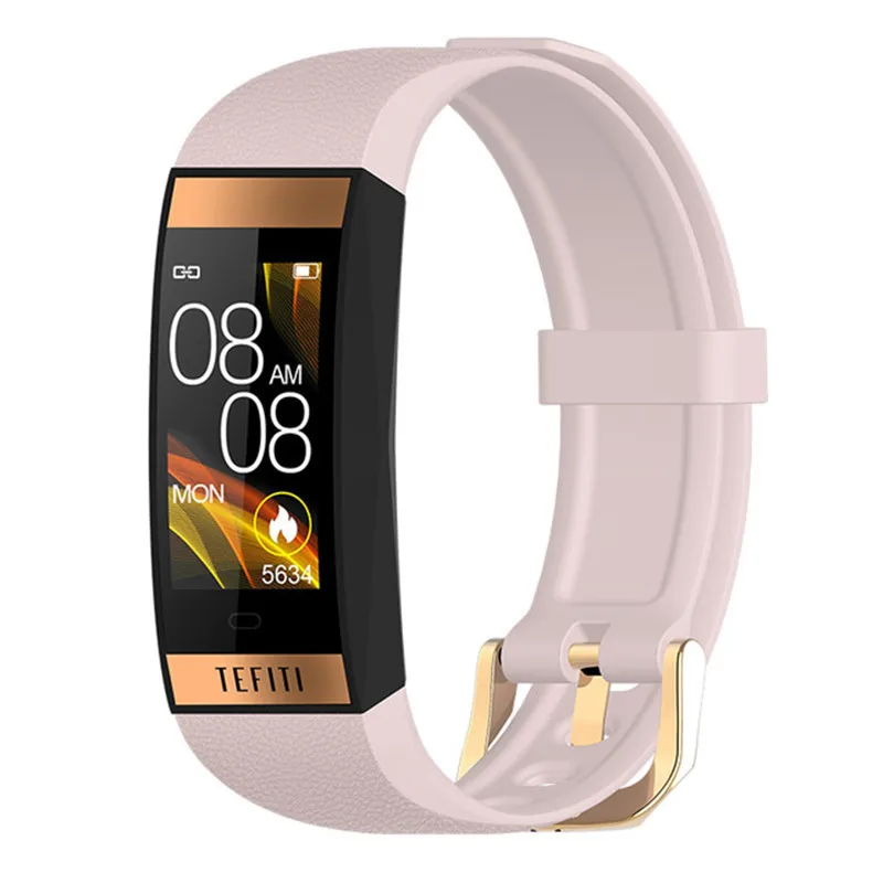 Light Pink Женский Смарт-браслет E78, спортивный смарт-браслет, ЭКГ, Bluetooth, браслет, пульсометр, напоминание о звонках - Цвет: Light Pink