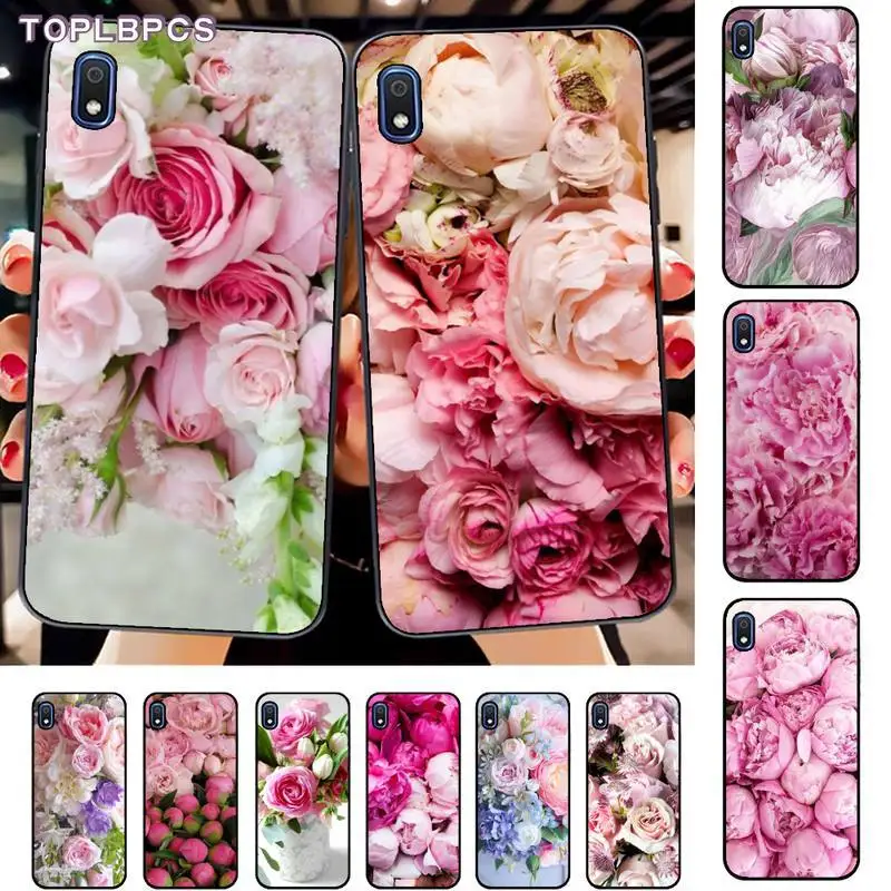 Элегантный розовый фиолетовый пион TOPLBPCS на вазе чехол для телефона Samsung A10 20s 71 51 10