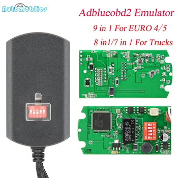 

Adblue 9in1 adblueobd2 8in1 Adblue obd2 Emulator 9 in 1 7 in 1 for Scania For Volvo for Cummins Truck with EURO 4 5 Full Chip