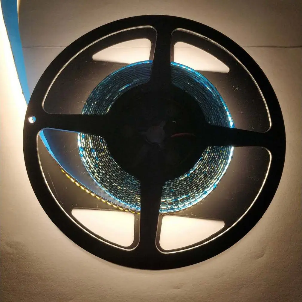 ICOCO 5 метров супер яркий 480 Led/M 2400 Led/5 м 2835 теплый белый/холодный белый 12 В двухрядная гибкая светодиодная лента Прямая поставка
