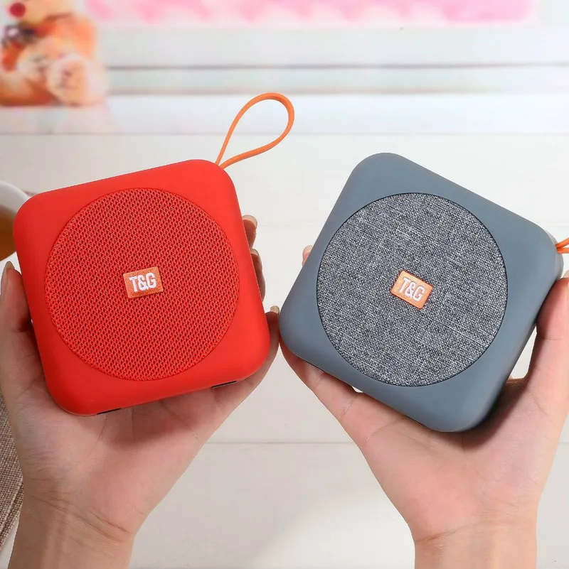 Bluetooth динамик куб портативная карта ткань ручной беспроводной Звук|Портативные