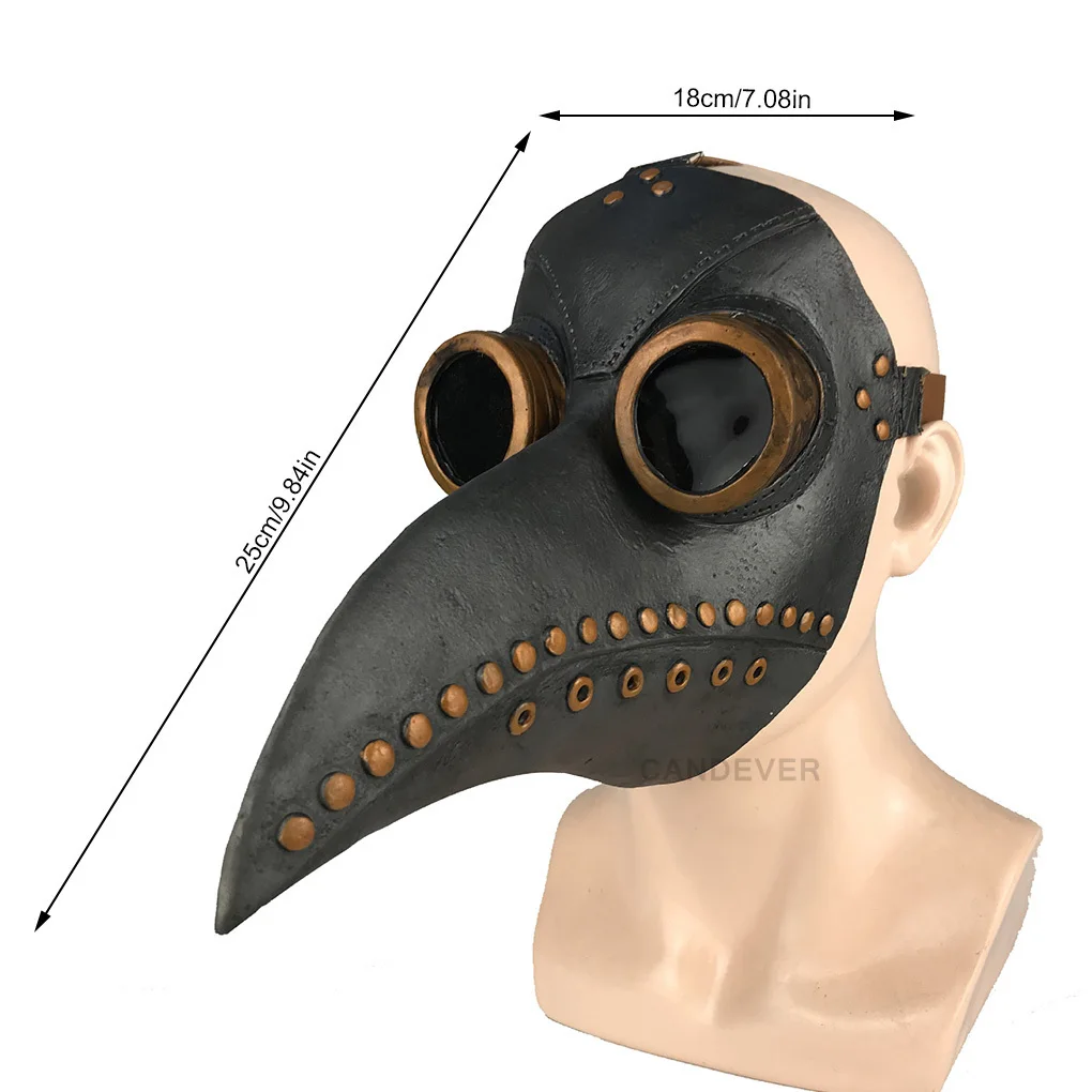 Cosplay costume Halloween cloak costume Halloween medieval hood robe plague doctor costume mask hat for men adult monk cosplay steampunk priest horror wizard cloak cape