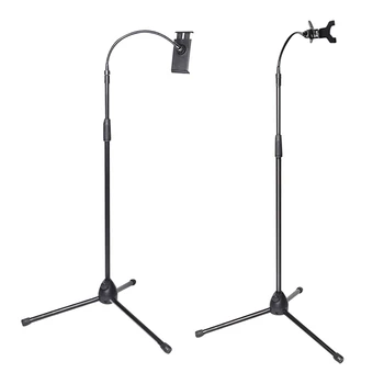 

Triple-cornered Stand, Floor-Mounted Mobile Phone Stand,Standing Hose Tripod, for Live Broadcast, Watching TV, Video