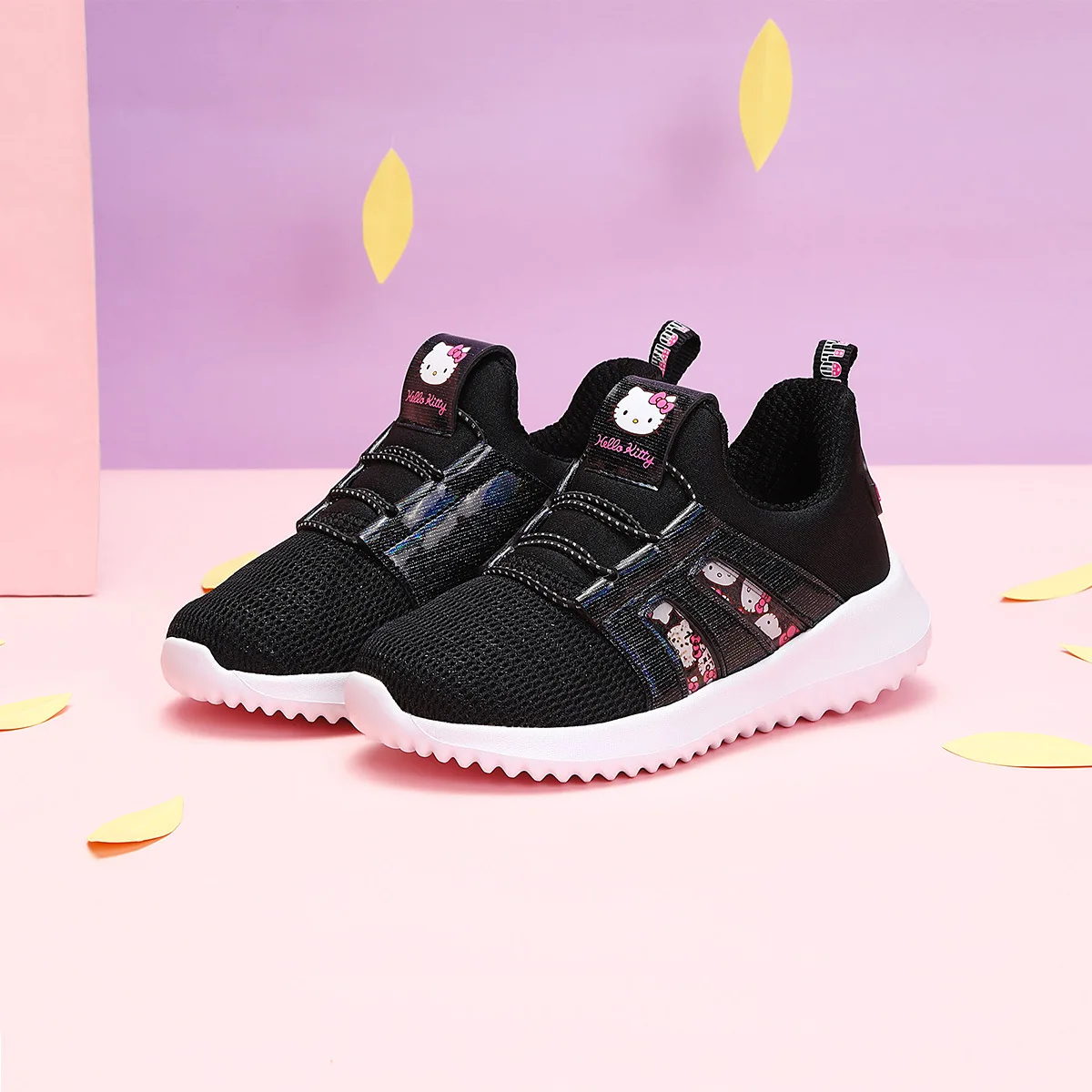 

Hello kitty CHILDREN'S Shoes Spring And Autumn Casual Children Slip-on Mesh GIRL'S Shoes Casual Sports Shoes