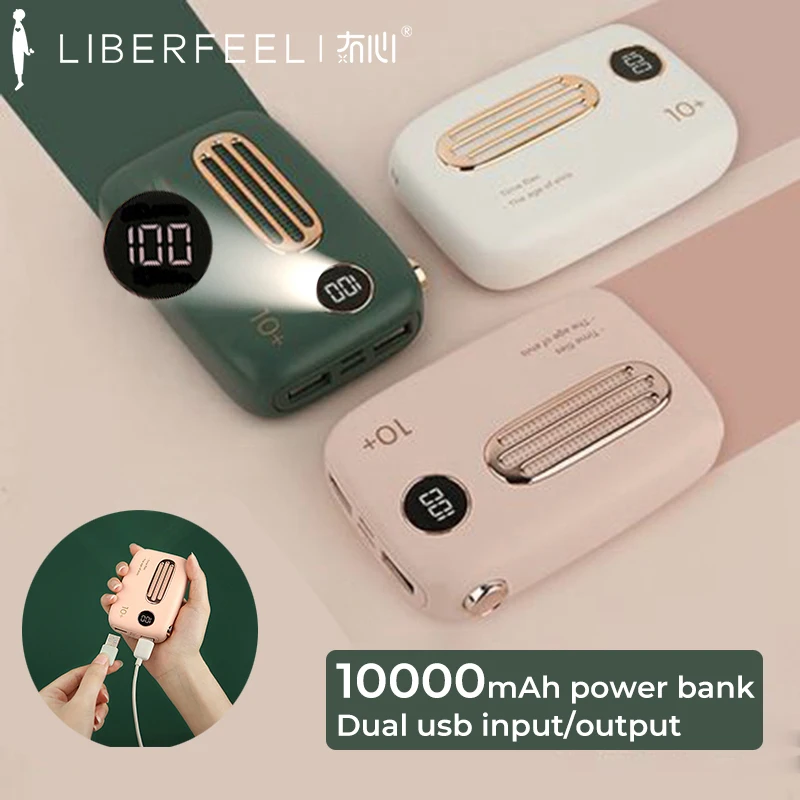 Liberfeel Maoxin power bank lindo bateria externa movil power bank mini Pantalla bateria portatil cargador portatil baterias externa para movil regalos del dia de las madres|Cargador portátil|