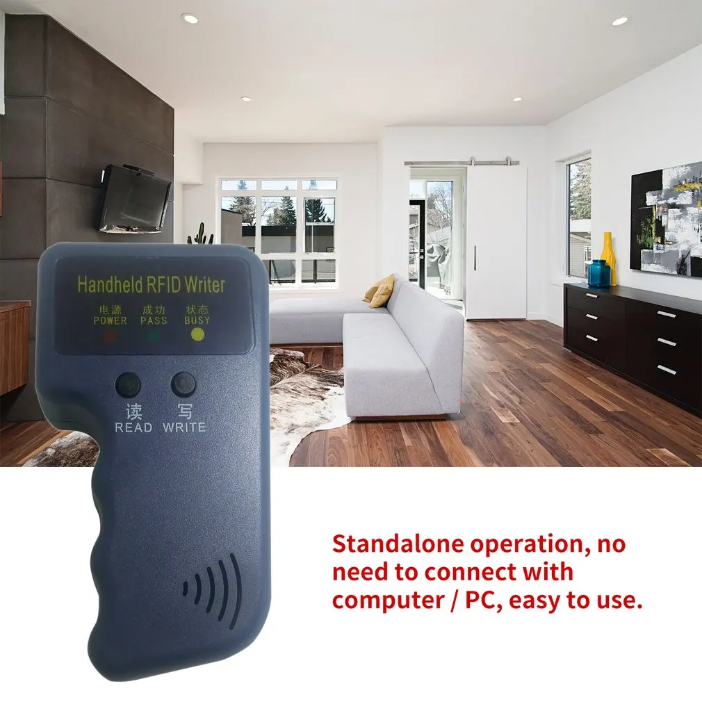 Дубликатор ключ Ручной 125 кГц RFID IC ID карта копир писатель Дубликатор Программист считыватель матч записываемый EM4305 ID Брелоки метки