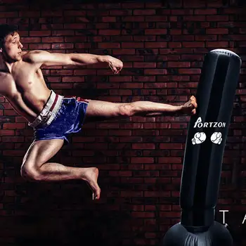 

Punching Bag Freestanding Boxing Punching Bag Thickened Fitness Exercise Pressure Reducing Heavy Bag For Adults Children