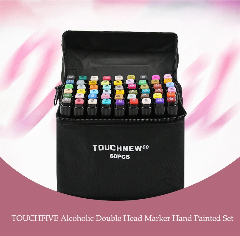 TouchFIVE 30/40/60/80/168 Цвет искусство маркеры набор двуглавый художник эскиз жирная алкоголь фломастеры на водной основе для анимации товары для