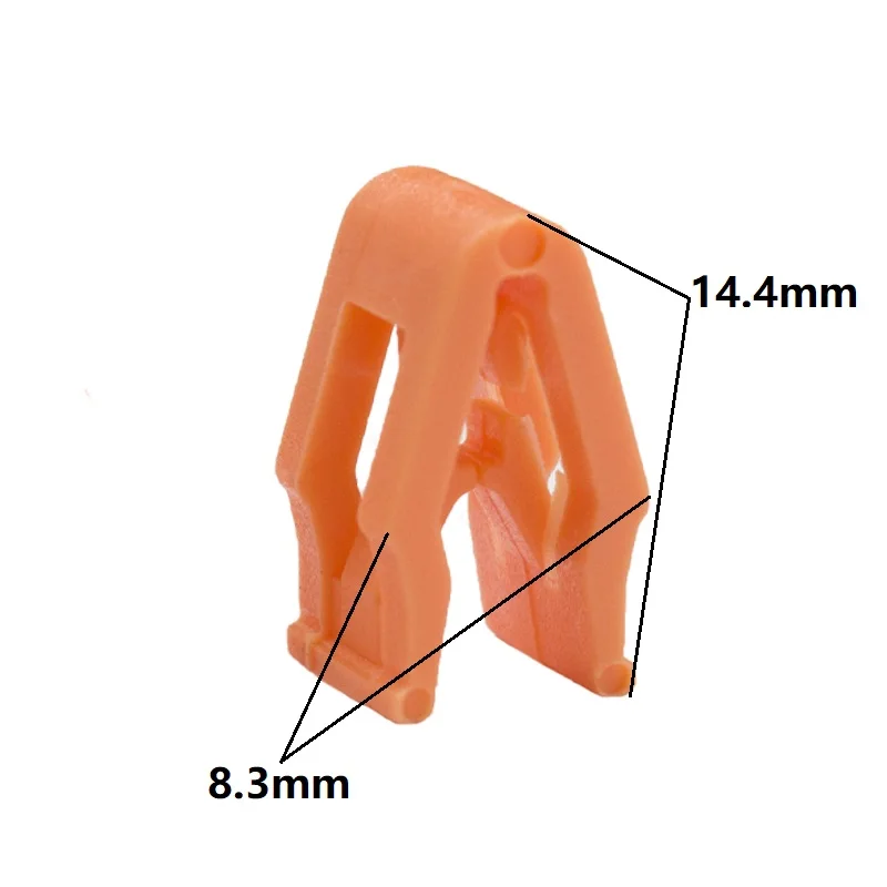 

Orange Plastic Auto Instrument Panel Dashboard Retainer Rivet Snaps Clips