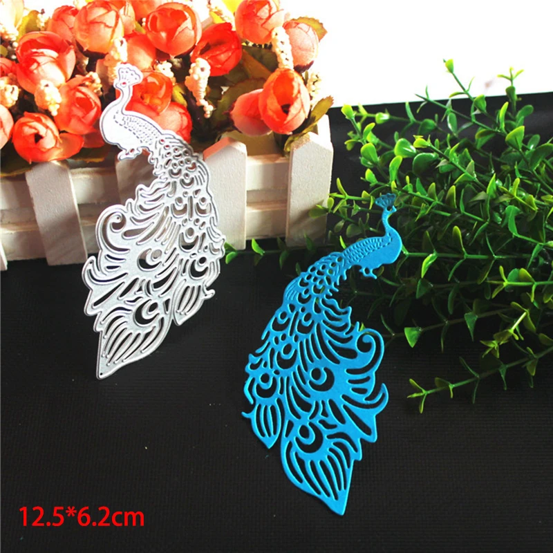 

peacock 2020 New Metal Cutting Dies DIY Scrapbooking Paper Photo Album Crafts Seal Punch Stencils
