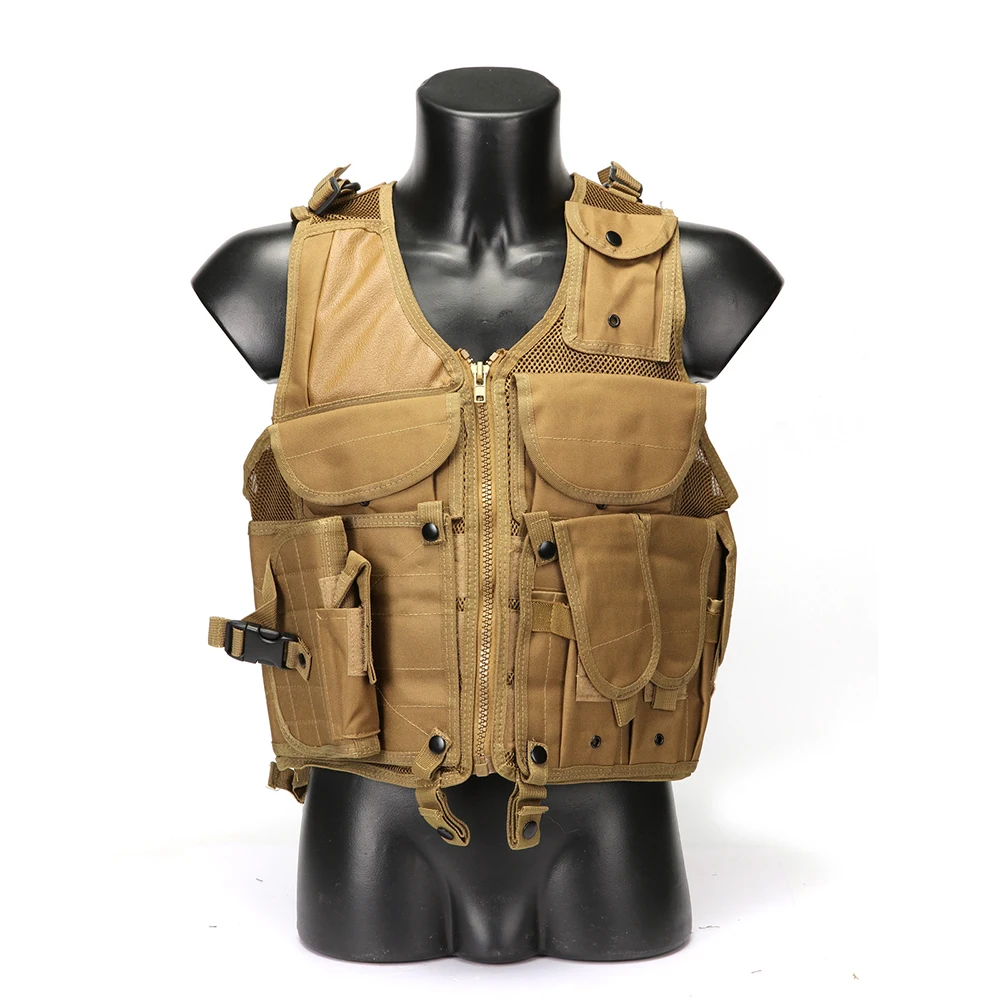 Охотничий Регулируемый Жилет Molle Armor Тактический тренировочный жилет военный Пейнтбольный стрельба одежда армейский Открытый спортивный инвентарь