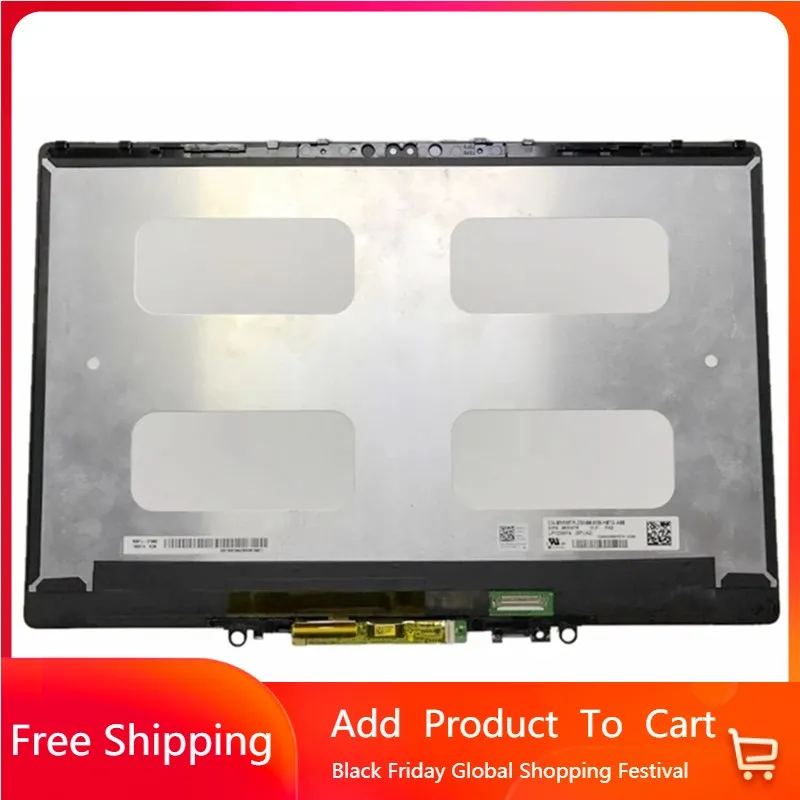 

13.3 inch LCD Display TouchScreen Digitizer Assembly for Dell Inspiron 13 7370 Touch FHD 1920*1080 N133HCE-GP1 Fit LP133WF4-SPA2