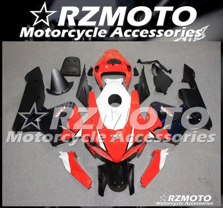 4 подарки ABS мотоцикл полный обтекатель комплект подходит для CBR600RR F5 2005 2006 05 06 cbr600 600RR тела набор красный черный