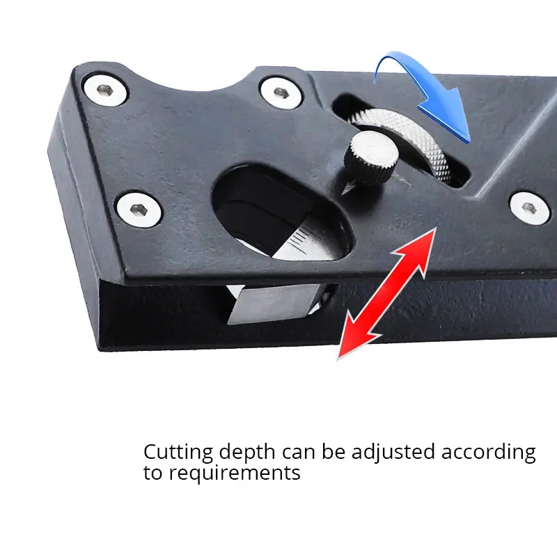 Woodworking Hand Tools Chamfer Plane Wood Quick Edge Planing Radian Corner Plane Trimming 4 Cutter Heads