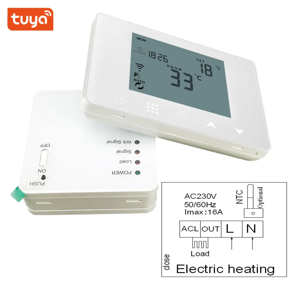 6iE Smart WiFi Thermostat, Wireless Heating Thermostat
