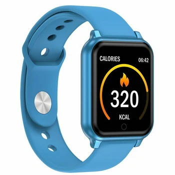 

Fashion Colorful Sport Waterproof Smart Bracelet Watch Heart Rate Monitor Square Screen Women Gift Smart Wrist Watches