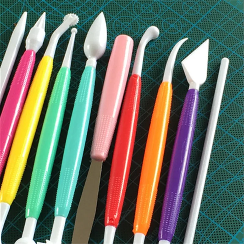 10 шт. DIY слизистый Пластилин моделирование формы комплект глины слизи пластиковый игровой набор инструментов для теста для лепки набор резаков формы игрушки для детей подарок для детей