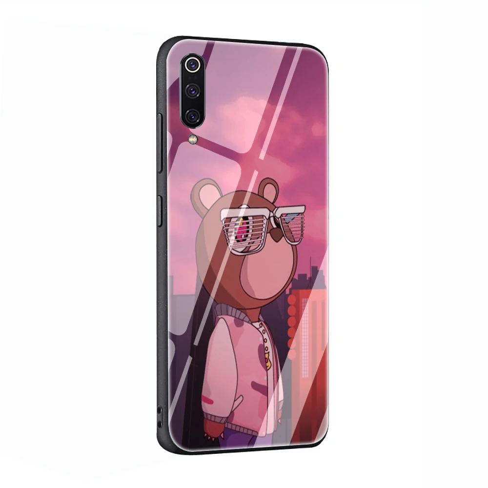 EWAU Kanye West Graduation Bear чехол из закаленного стекла для телефона для Xiaomi mi A1 A2 8 9 Red mi 4X 6A Note 5 6 7 Pro Pocophone F1 - Цвет: G2