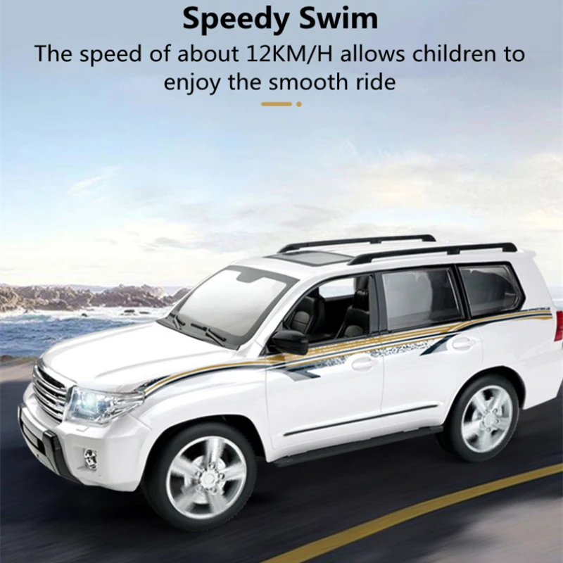 

42CM Big Size Simulation Comercial PRADOS RC Car 4CH Four-wheel-drive With Bright Light 20Mins Endure 80M Distance RC Toy
