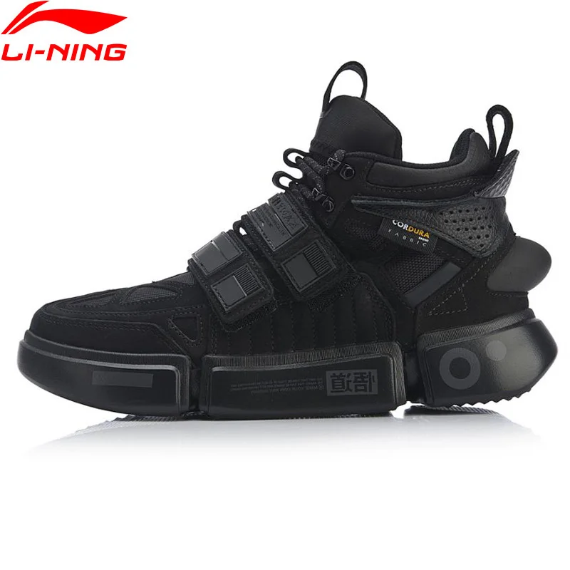 Кроссовки Li Ning FW мужские из натуральной кожи прочная спортивная обувь эссенция и