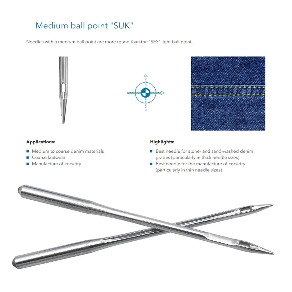 # DPX5 100 Швейные машинные иглы SCHMETZ подходят для Juki LH 515 1152 LK 280 980 984 987 1850|dpx5| |