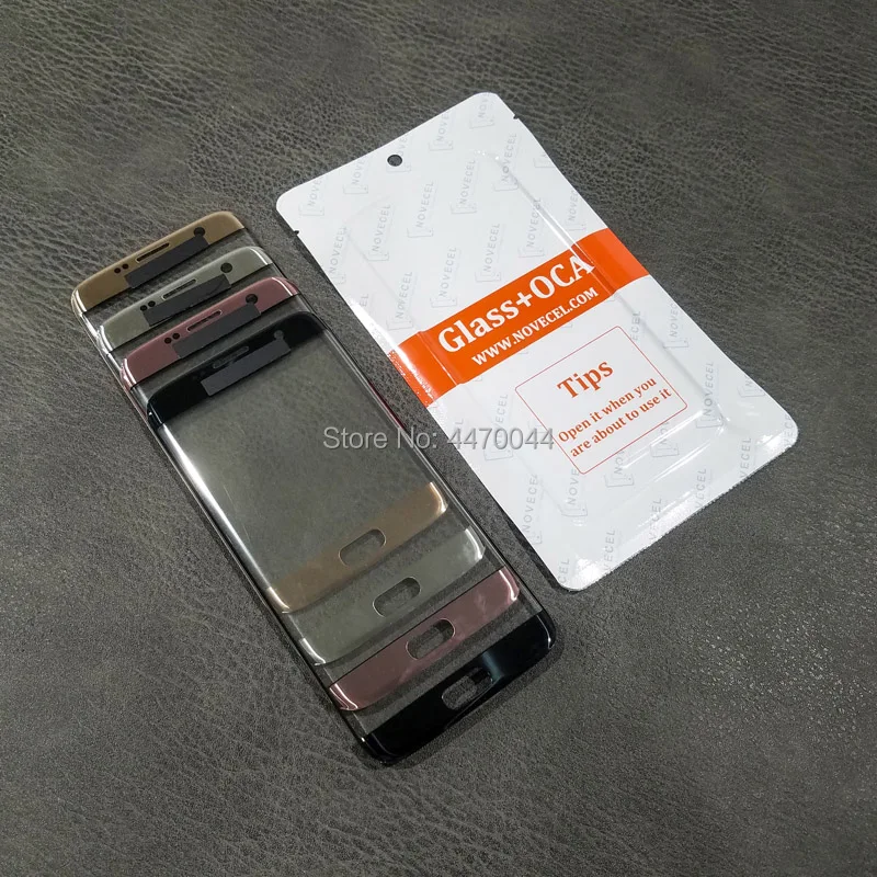 Novecel G935 A + Замена переднего внешнего стекла и OCA для samsung Galaxy S7 Edge Передняя