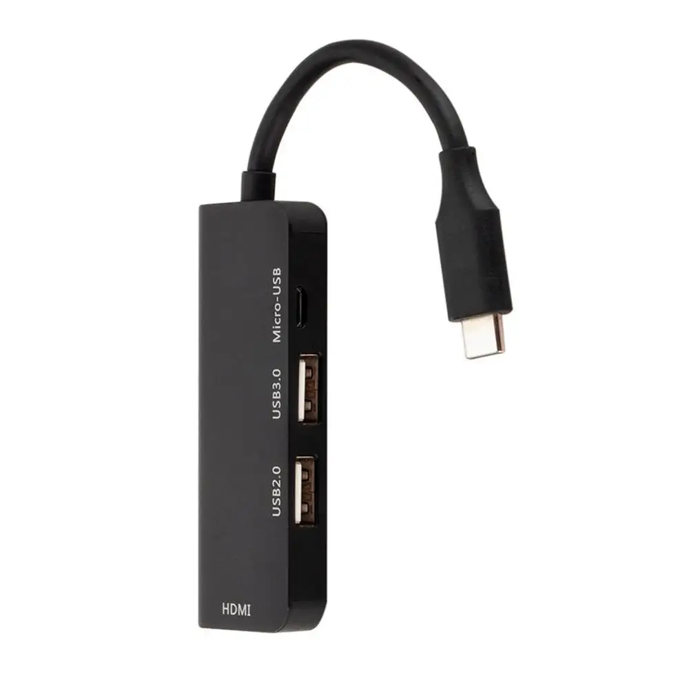 USB C концентратор USB-C-3,0 концентратор HDMI Thunderbolt 3 адаптер для MacBook для samsung Galaxy S9 для huawei type C usb-хаб
